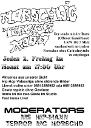 Horschdic Terror Radio - Flyer 1999